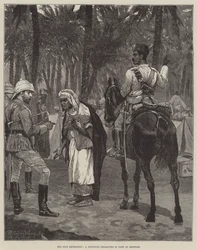The Nile Expedition, a Doubtful Character in Camp at Assouan